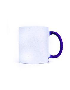 Taza cerámica mágica azul... 2