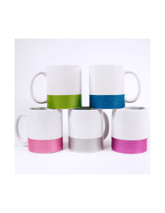 Taza cerámica blanca con...