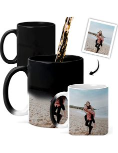 Taza negra personalizable 2