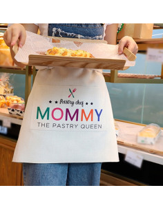 Delantal de cintura de lino